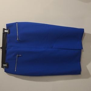Femme Blue zippered skirt